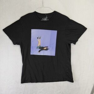 Olivia Rodrigo GUTS Album Cover Graphic T-Shirt Mens Large Black Cotton Tee